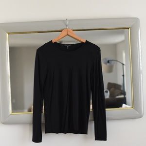 Eileen Fisher silk long sleeve top